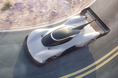 Volkswagen releases first images of electric Pikes Peak car