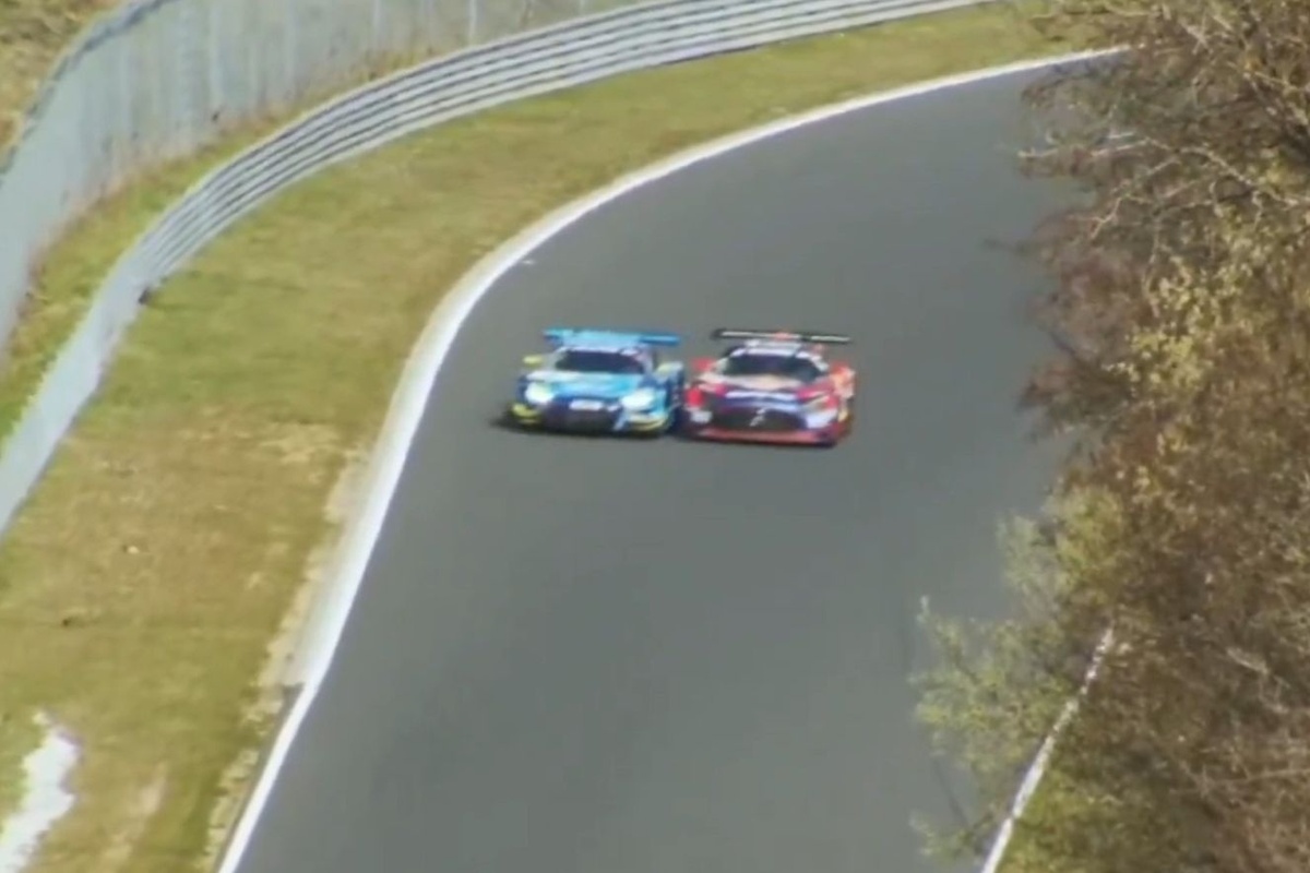 Vídeo: ¡La brutal batalla rueda a rueda de Verstappen en Nürburgring!