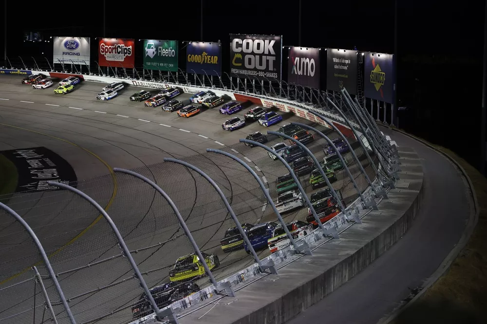 NASCAR Cup field racing at Darlington