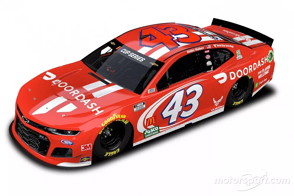 Darrell Wallace Jr. livery, Richard Petty Motorsports 