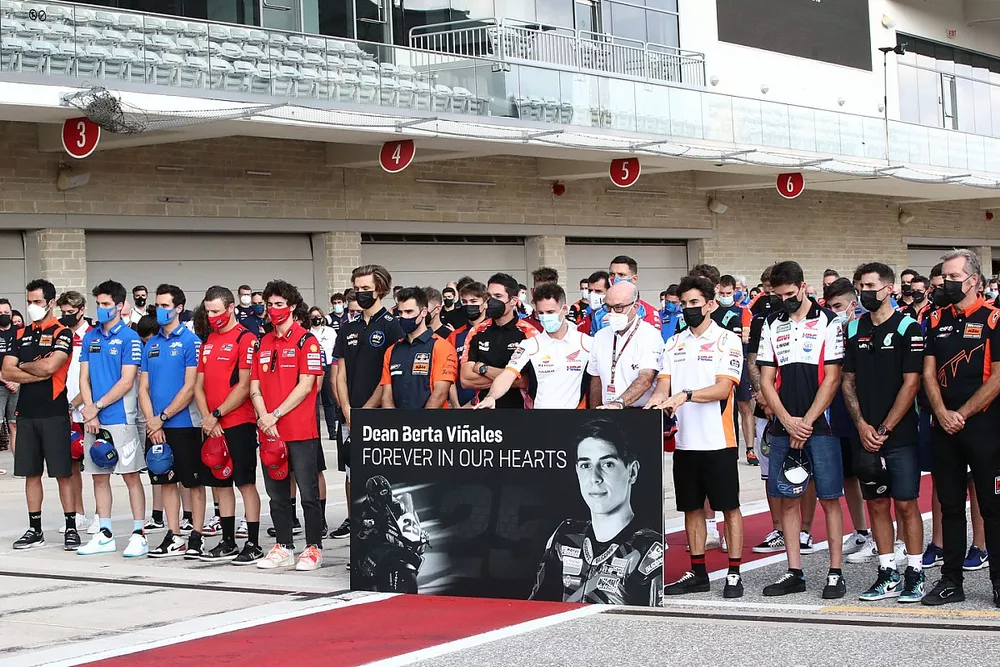 MotoGP remembers WorldSSP300 rider Dean Berta Viñales