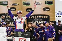 Após duas prorrogações, Hamlin vence no Kansas e Elliott avança