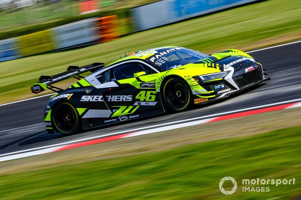 #46 Team WRT Audi R8 LMS evo II: Valentino Rossi, Fr&eacute;d&eacute;ric Vervisch