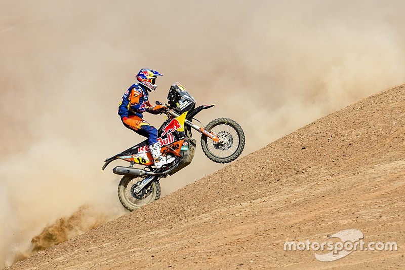 Dakar, Moto, Tappa 7: Sunderland si riscatta, ma sorride Brabec che torna in vetta