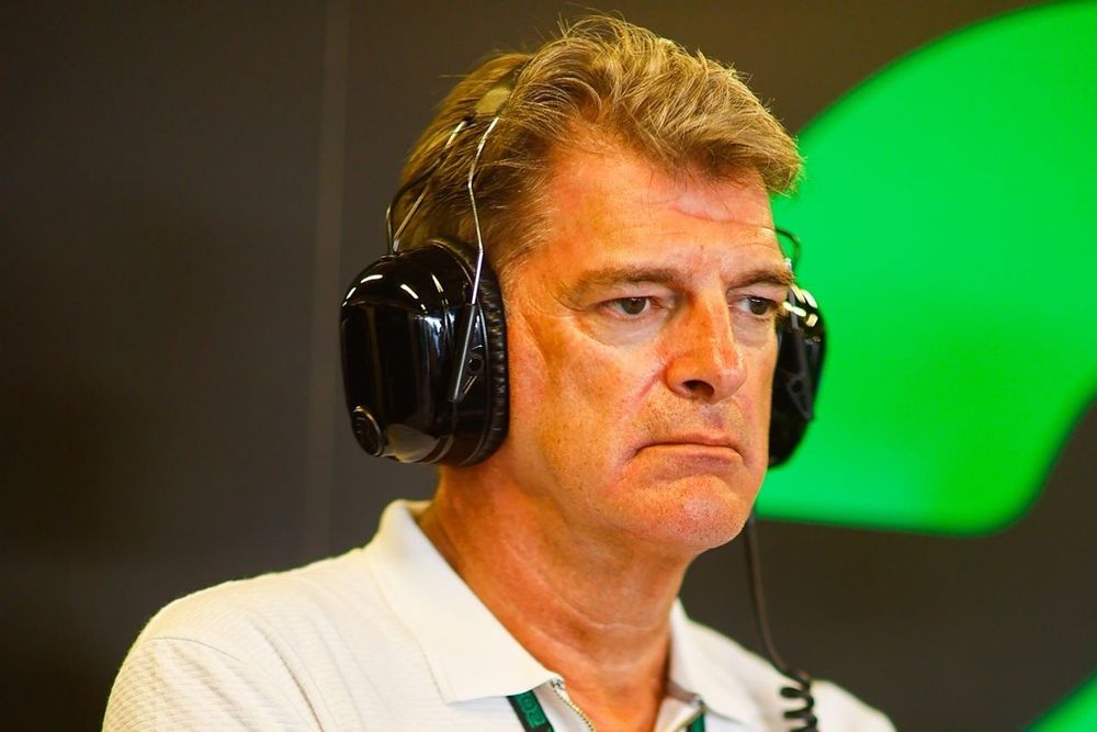 Graeme Lowdon in the Stake F1 Team KICK Sauber garage