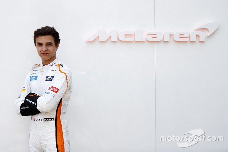McLaren anuncia Norris como titular para temporada de 2019