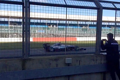 New Mercedes F1 car gets first run at Silverstone