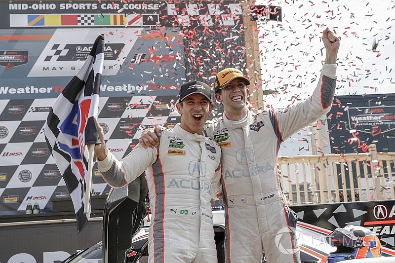 Castroneves impide el triunfo de Juan Pablo Montoya en Mid-Ohio