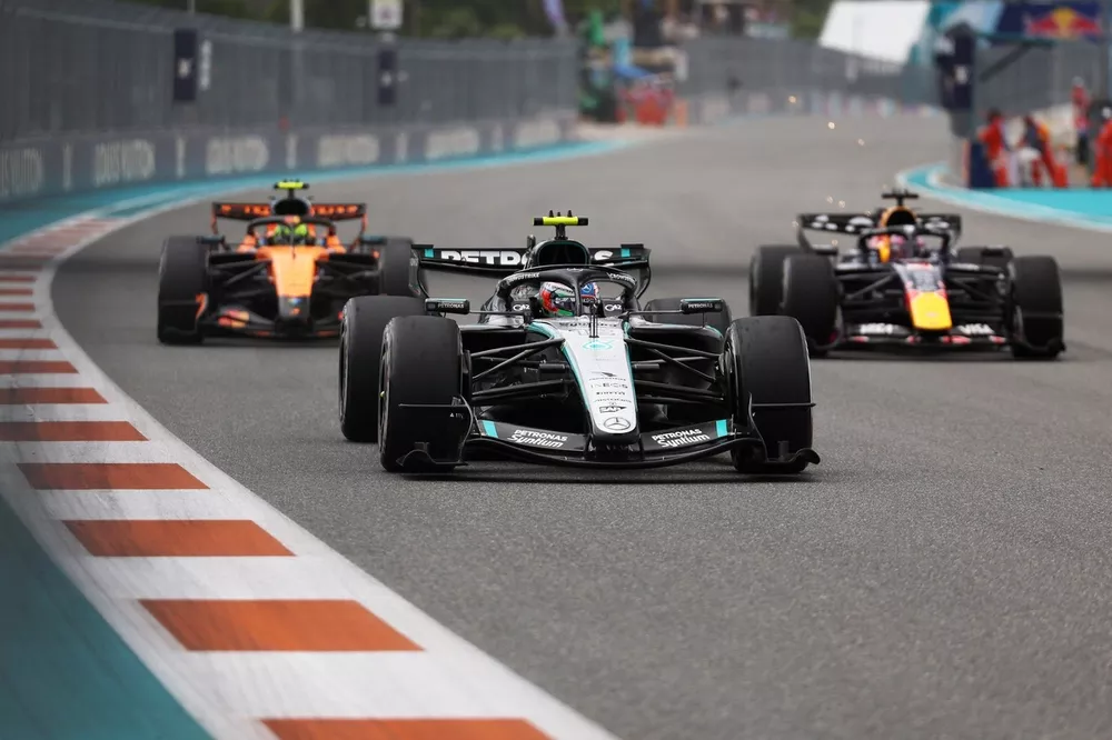 Andrea Kimi Antonelli, Mercedes, Max Verstappen, Red Bull Racing, Lando Norris, McLaren