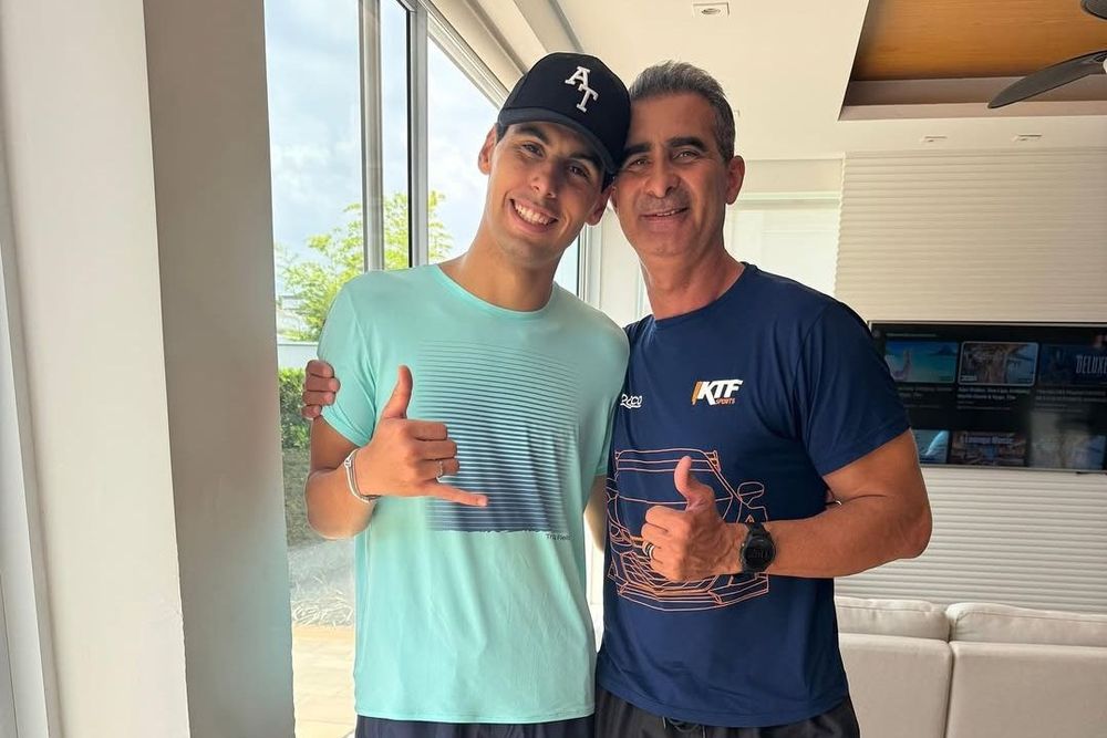 Sergio Silva, preparador f&iacute;sico de Gabriel Bortoleto