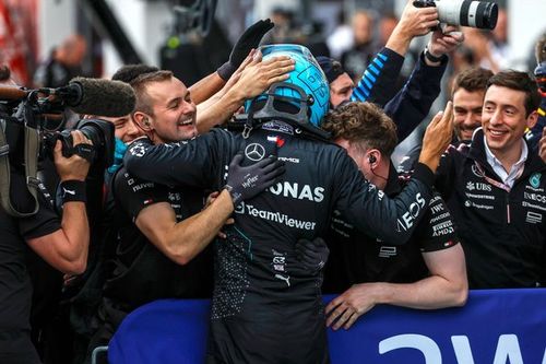 Russell: La pole es el resultado de innovaciones en Mercedes