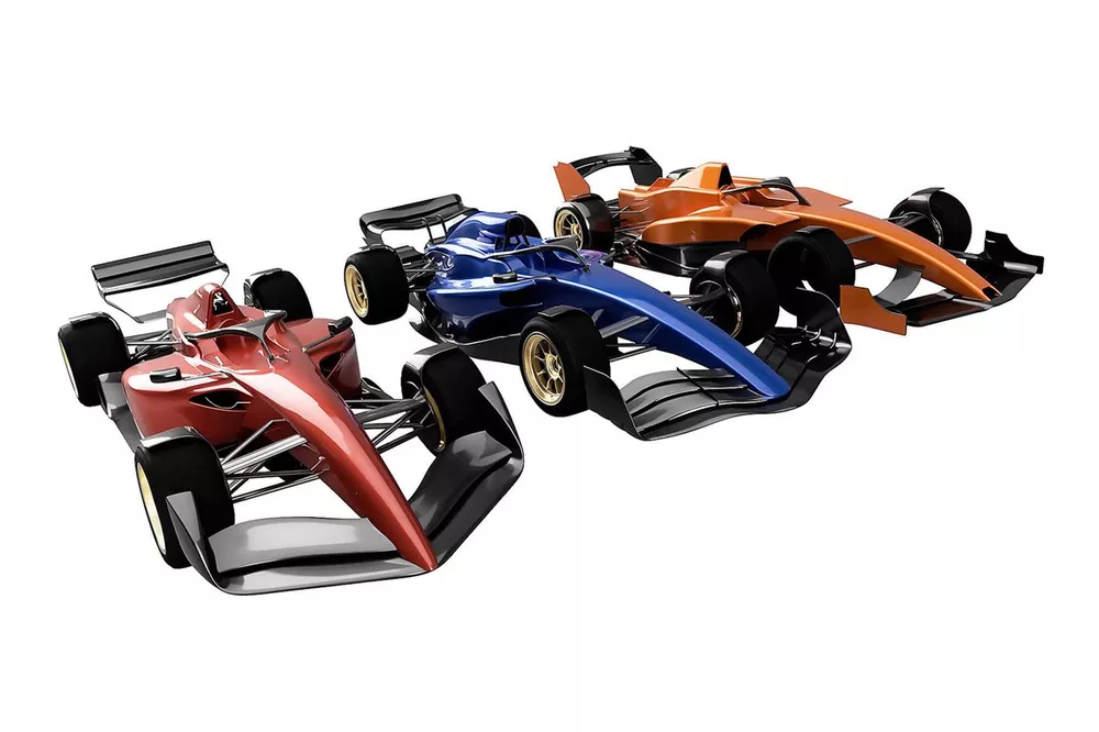 フォーミュラ2,3 各4本づつ　8本セット 国産の“次世代フォーミュラカー”製作を公表した日本自動車レース工業会