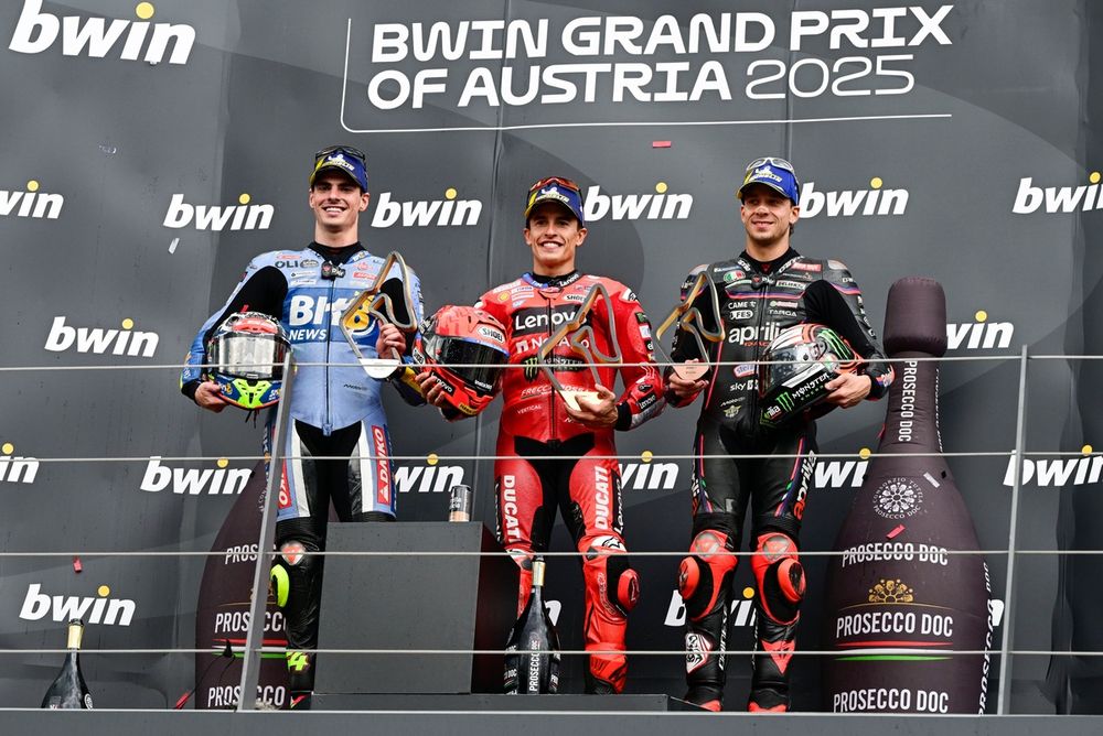 Fermin Aldeguer, Gresini Racing, Marco Bezzecchi, Aprilia Racing, Marc Marquez, Ducati Team