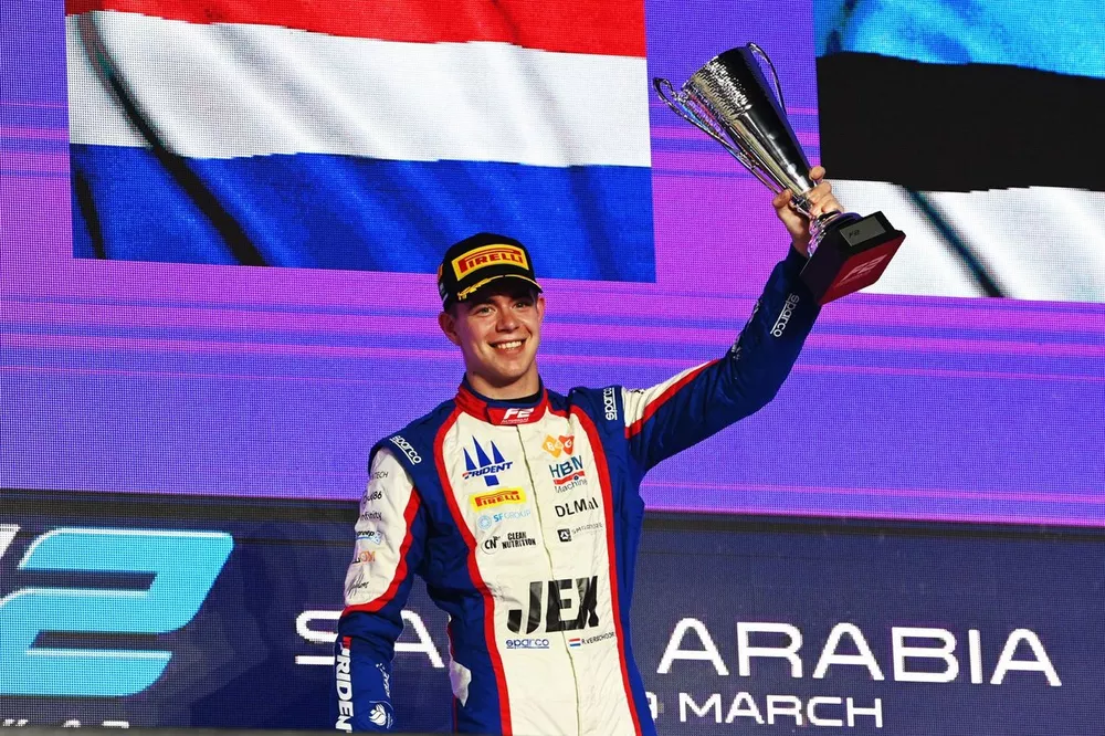Verschoor F2 Saudi Arabia: Verschoor wins dramatic sprint race