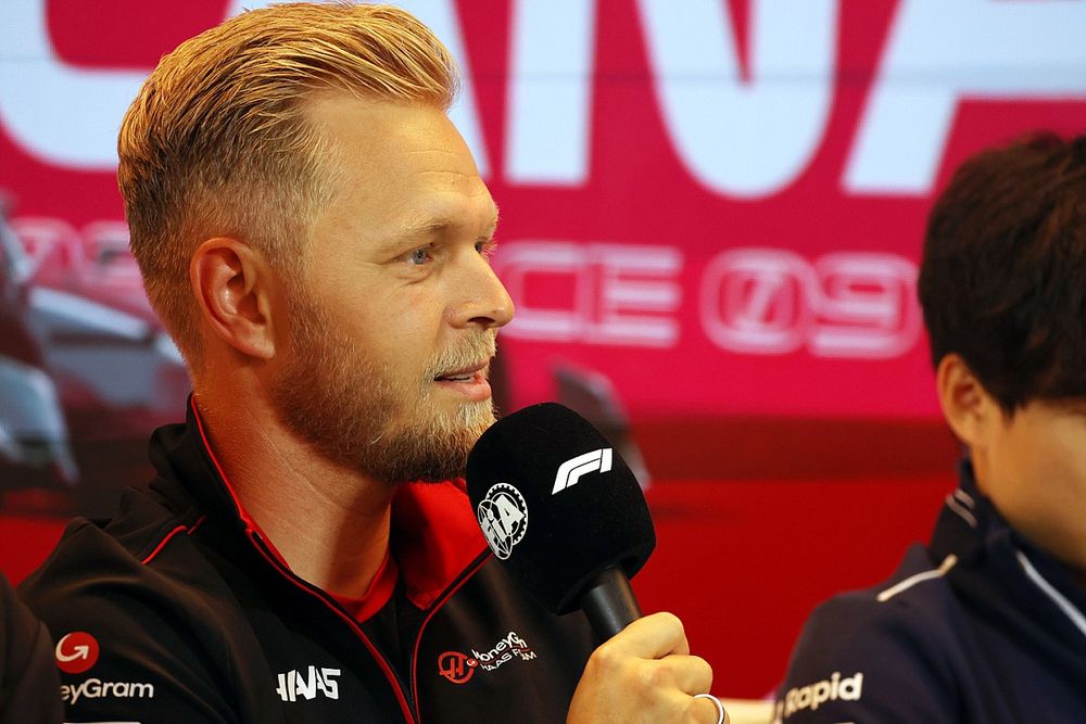 Kevin Magnussen, Haas F1 Team in the Press Conference 