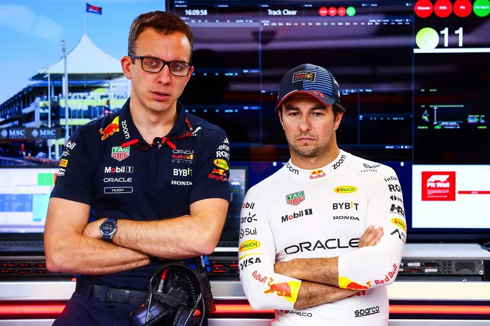 Sergio P&eacute;rez, Red Bull Racing y su ingeniero Hugh Bird