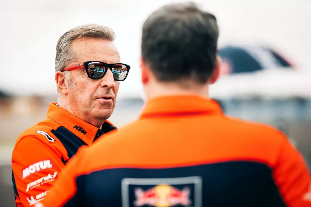 Herv&eacute; Poncharal. Team principal de KTM Tech 3