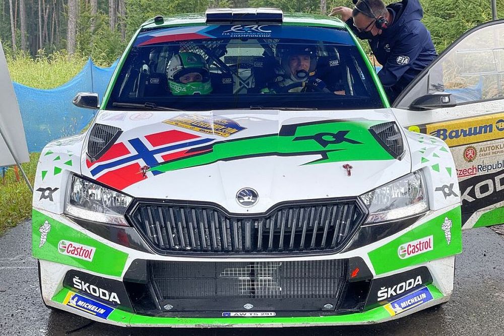 Andreas Mikkelsen, Jonas Andersson, Skoda Fabia Rally2 evo