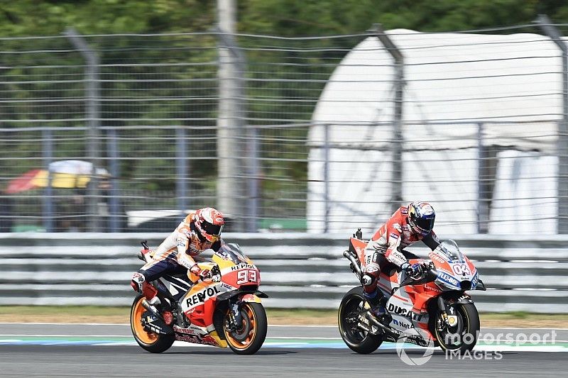 Marc Marquez, Repsol Honda Team, Andrea Dovizioso, Ducati Team
