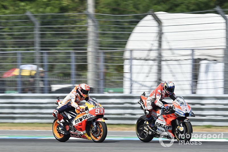 Marquez ingin tiru gaya balap Dovizioso