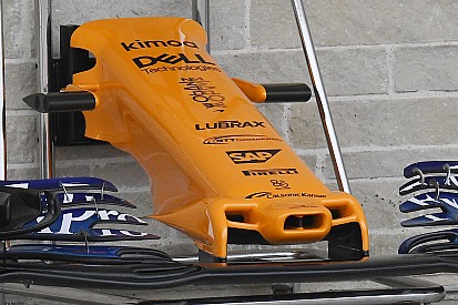 USA GP: eltűntek a hosszúkás „fogantyúk” a McLaren orrkúpjáról