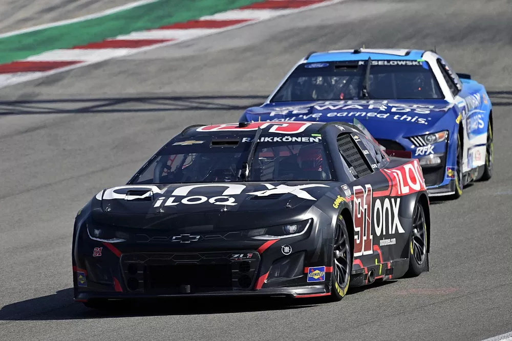 Kimi Raikkonen, Trackhouse Racing, Onx Homes / iLOQ Chevrolet Camaro