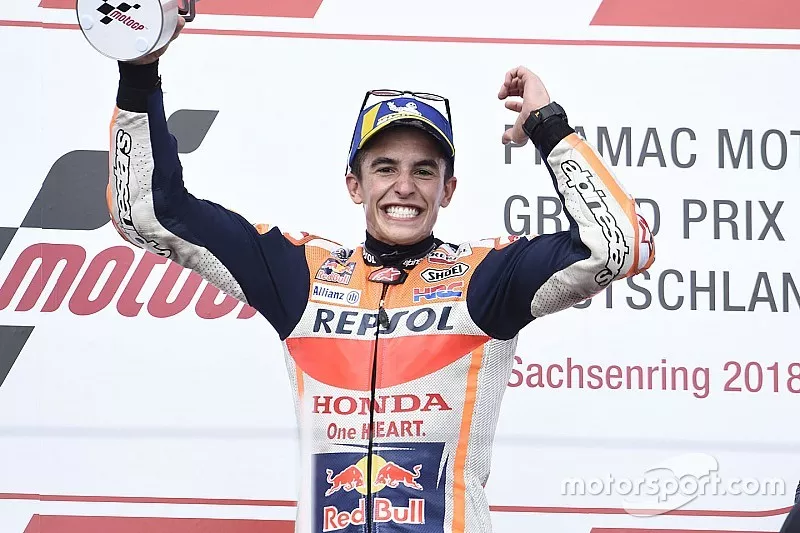Podio: ganador de la carrera Marc Marquez, Repsol Honda Team