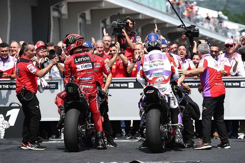 Francesco Bagnaia, Ducati Team, Johann Zarco, Pramac Racing
