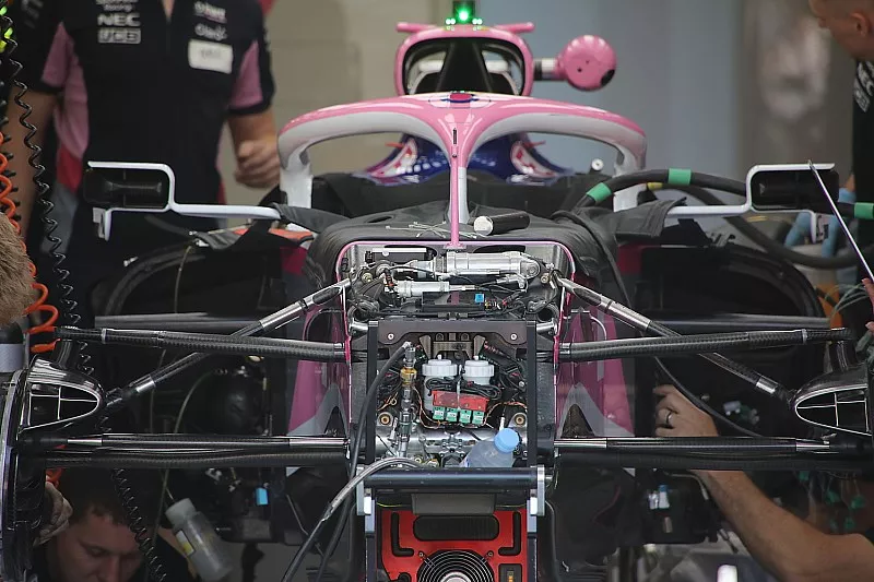Racing Point RP19, front detail