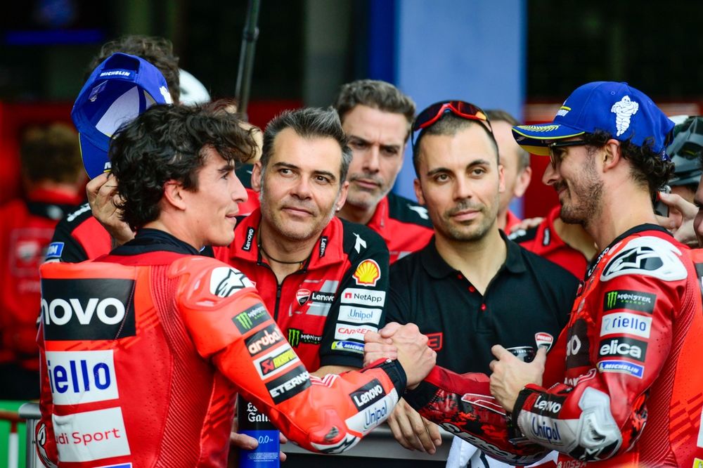 Marc M&aacute;rquez, Francesco Bagnaia, Ducati