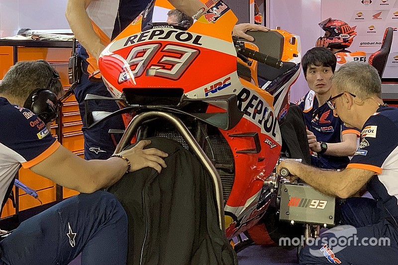 Test MotoGP Losail: Honda prova una nuova carena, Yamaha un codone più snello