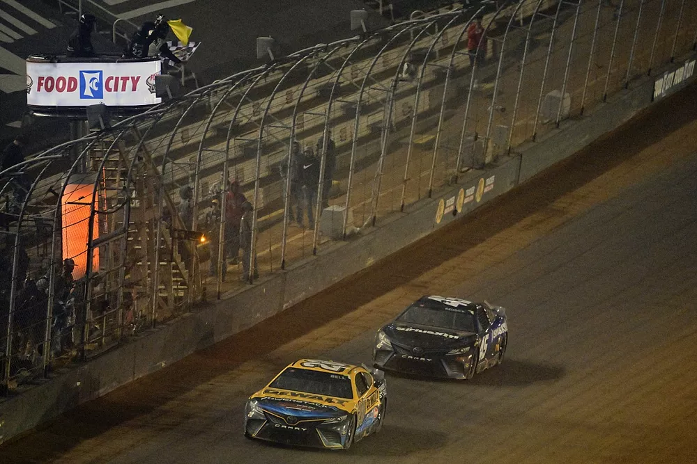 Race winner Christopher Bell, Joe Gibbs Racing, Toyota Camry