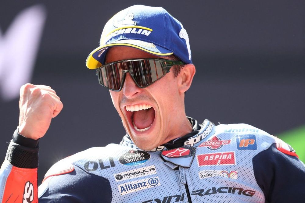 Podio: tercer lugar Marc Márquez, Gresini Racing
