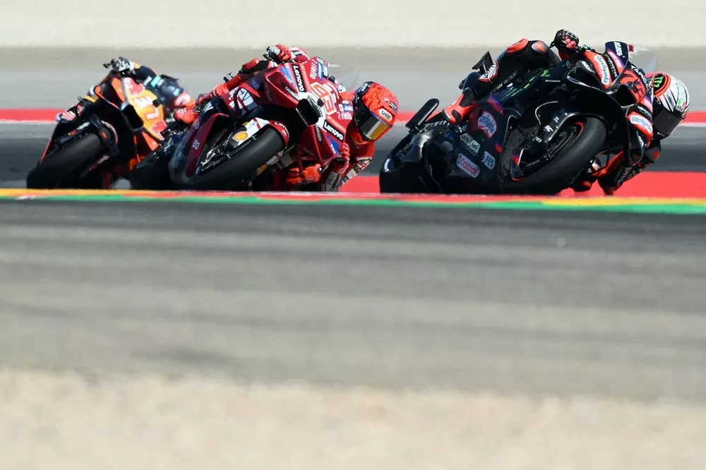 Marco Bezzecchi, Aprilia Racing, Marc Marquez, Ducati Team, Pedro Acosta, Red Bull KTM Factory Racing