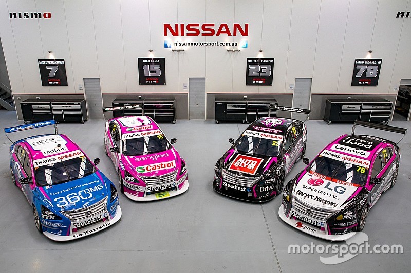 Nissan turns pink for Supercars farewell