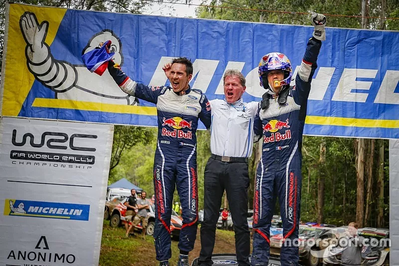 2018 WRC champions S&eacute;bastien Ogier, Julien Ingrassia, Ford Fiesta WRC, M-Sport Ford, Malcolm Wilson