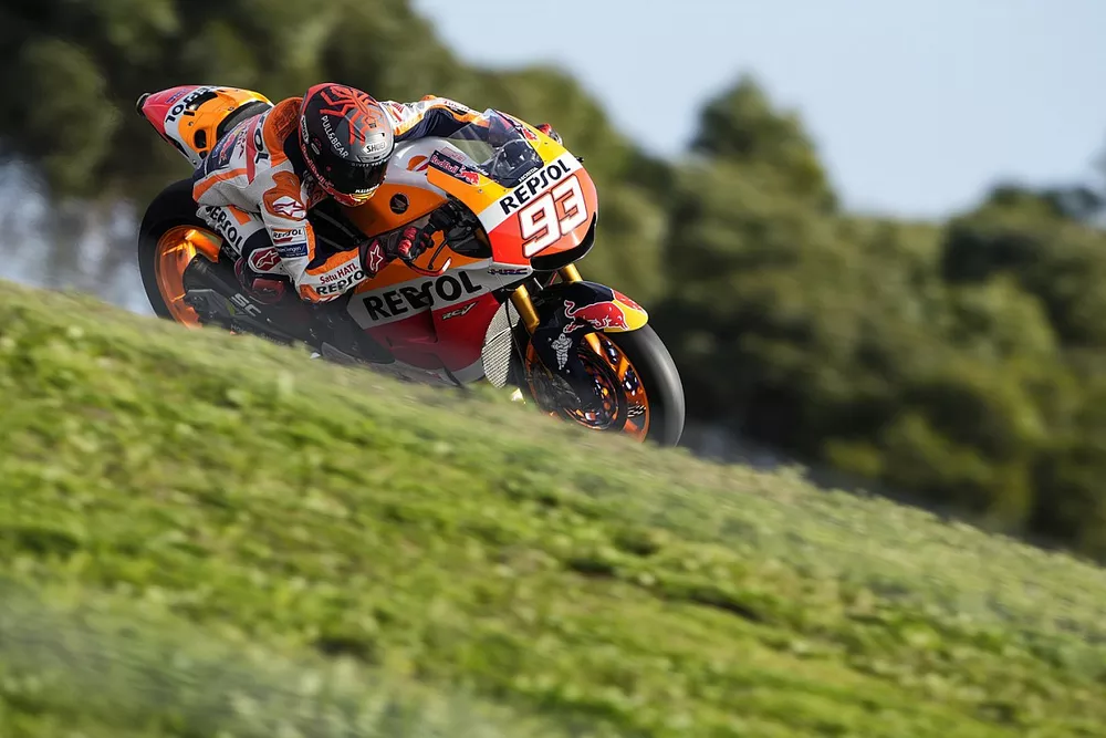 Marc M&aacute;rquez, Repsol Honda Team, en la prueba en Portimao
