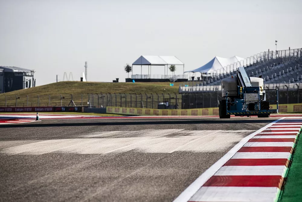 Section of the repaired track