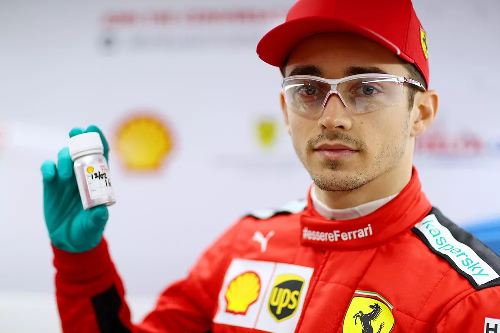 Charles Leclerc, Ferrari F1 Driver, at Shell Trackside Lab