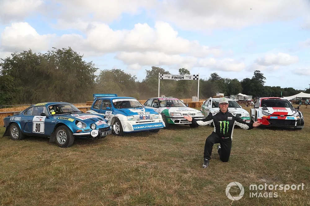 Petter Solberg at the group shot