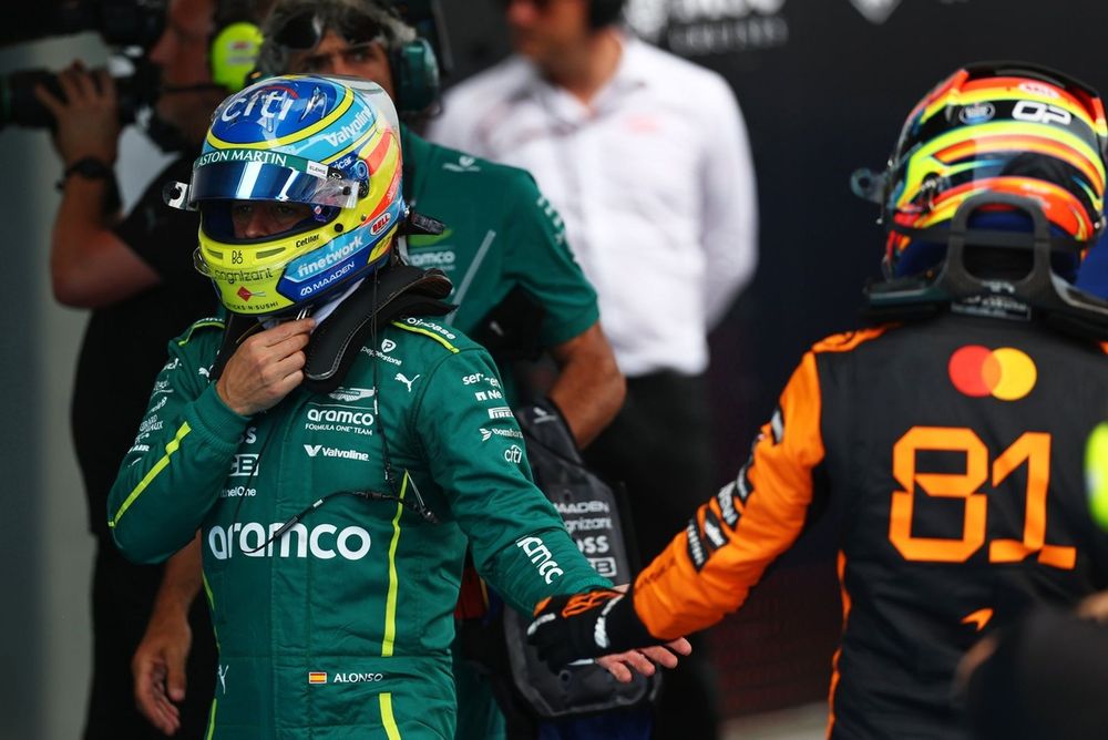 Fernando Alonso, Aston Martin Racing, Oscar Piastri, McLaren