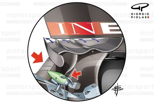 La obra maestra de microaerodinámica en el Mercedes W15