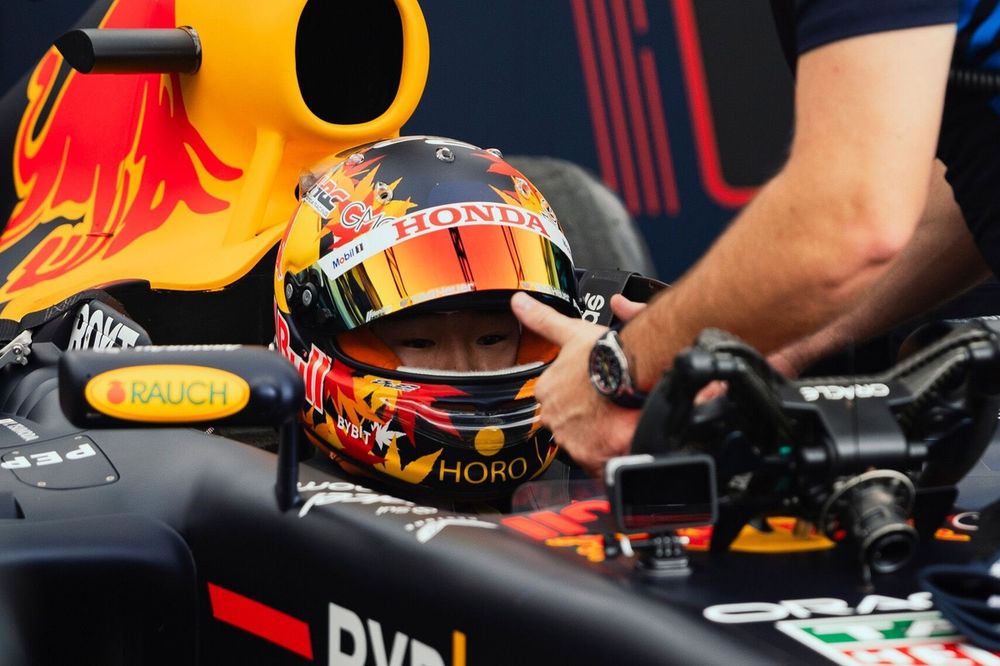 Yuki Tsunoda en el Red Bull Showrun Taichung 
