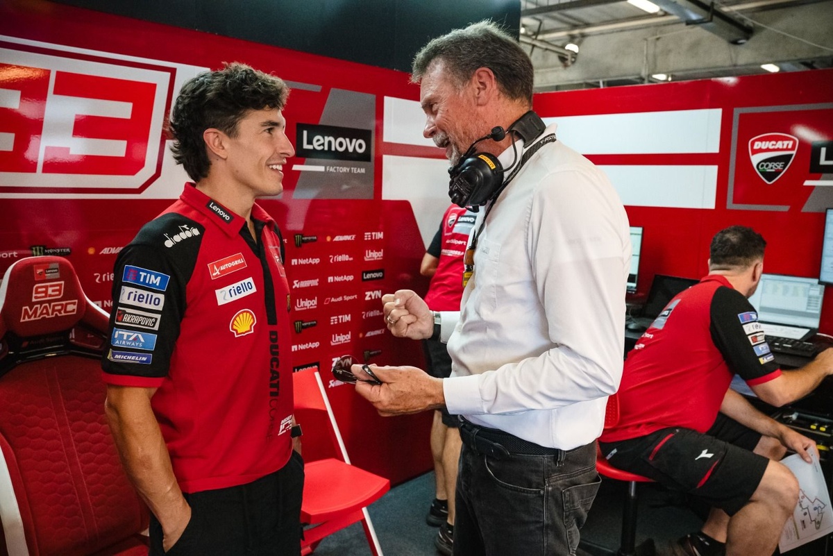MotoGP | Il test Pirelli a Brno si conclude con Aprilia in testa e una lieve caduta di Marquez