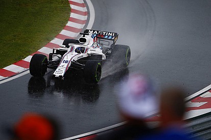 Imbas kecelakaan kualifikasi, Stroll start pit lane