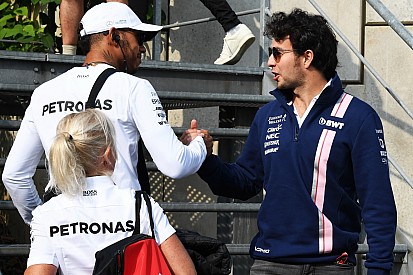 Pérez considera a Hamilton “el mejor de esta generación”