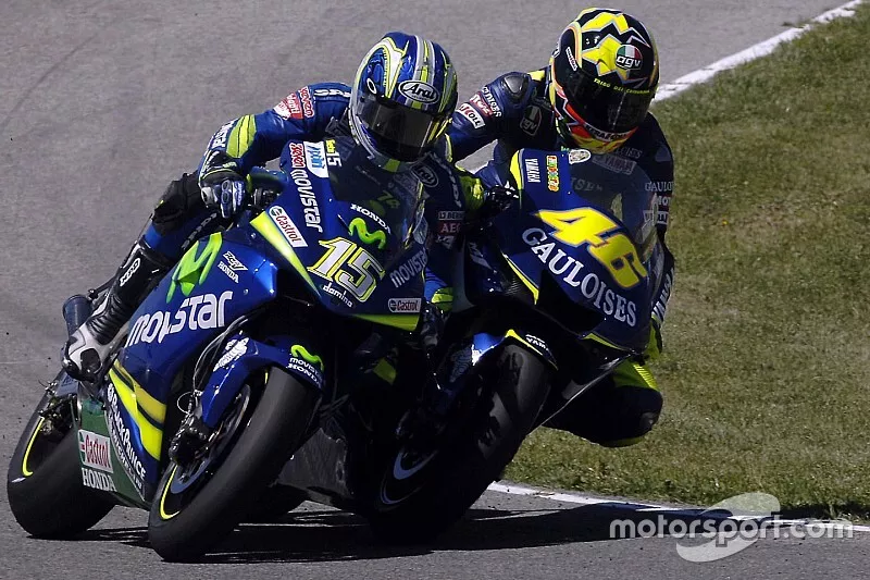 Valentino Rossi y Sete Gibernau