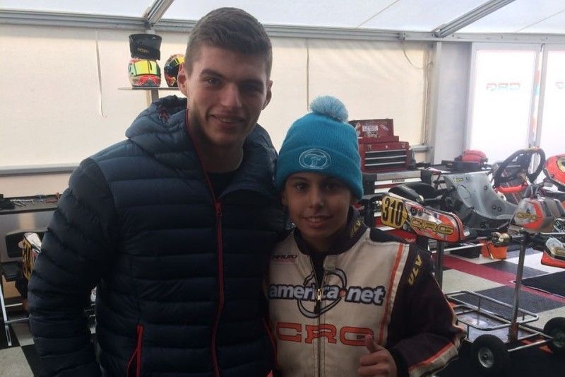 Altes Kart-Foto: Verstappen erinnert sich an ersten Kontakt mit Bortoleto