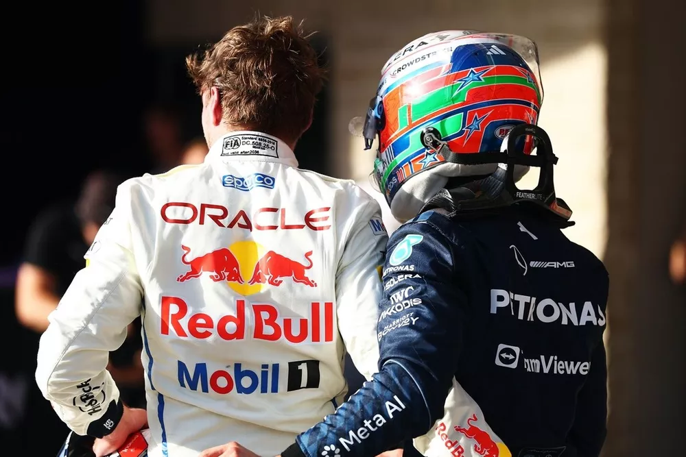 Andrea Kimi Antonelli, Mercedes, Max Verstappen, Red Bull Racing