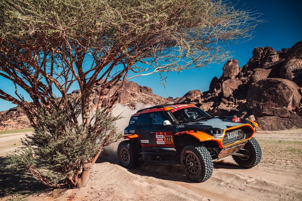 #222 X-Raid Mini JCW Mini: Guillaume De Mevius, Mathieu Baumel